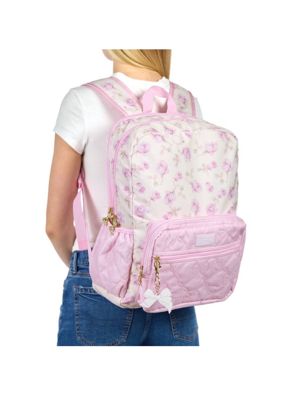 LoveShackFancy Sterling Dusk -Yoobi Ribbon Rosa Backpack, Target